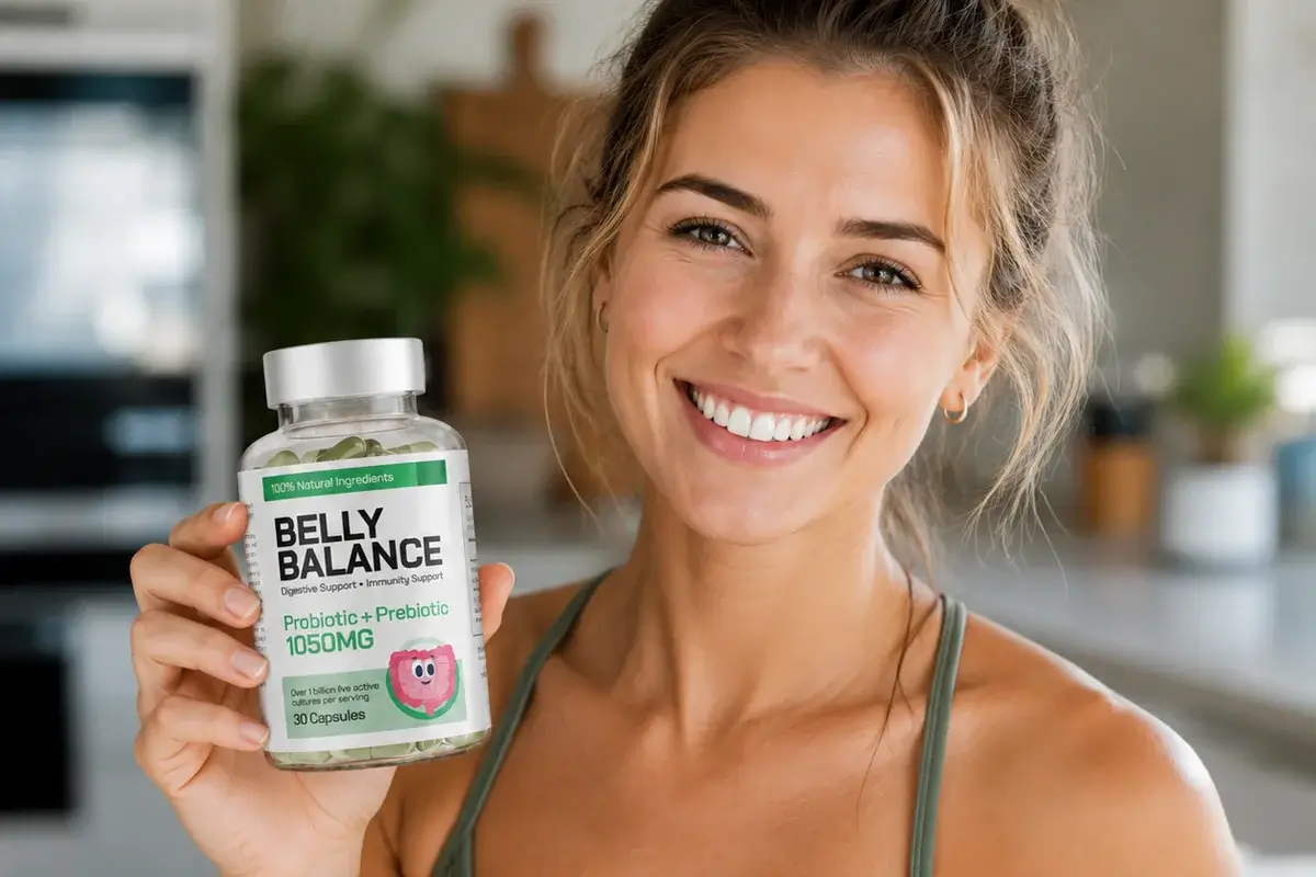 Woman maintaining a healthy daily wellness routine