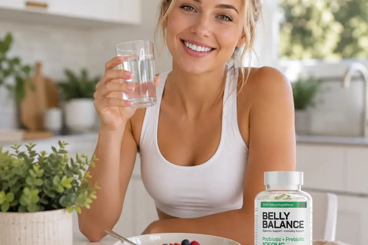 Australian woman following a healthy daily wellness routine